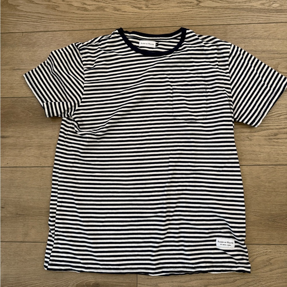 Classic Striped Navy and White Tee